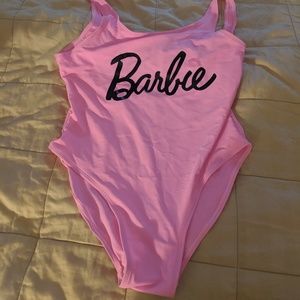 Pink Barbie swimsuit